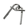 8PCS/Set Materials Metal Montessori Puzzle Wire IQ Mind Brain Teaser Puzzles for Children Adults Anti-Stress Reliever Toys