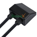 ABS Roof Waterproof UV Resistant Solar Panels Double Holes Entry Box Cable Gland RV Solar Mounting Bracket Accessories