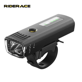 RIDERACE Lamp Sensor Bicycle Lights Outdoor Sports Cycling Mountain Road Bike LED Night Bicycle Front Light USB LED Headlight
