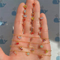 SP 2021 American New Fashion Bracelet Sea Style Stone Pendant 18K Gold Plated Brass Bracelets