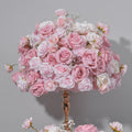 EG-M046 Wedding Event Decoration Wedding Table 60cm Faux Artificial Centerpiece Flower Pink Flower Ball
