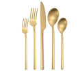 High Matte Premium Stainless Steel Flatware Set Royal Home Dining Gold Silverware Fork Spoon Tea Coffee Food Modern Wholesale