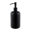 Food Grade Plastic Container Lotion Foam Pump Bottle Shampoo Plastic Black Bottles with Lotion Pump Dispenser LongAn Factory
