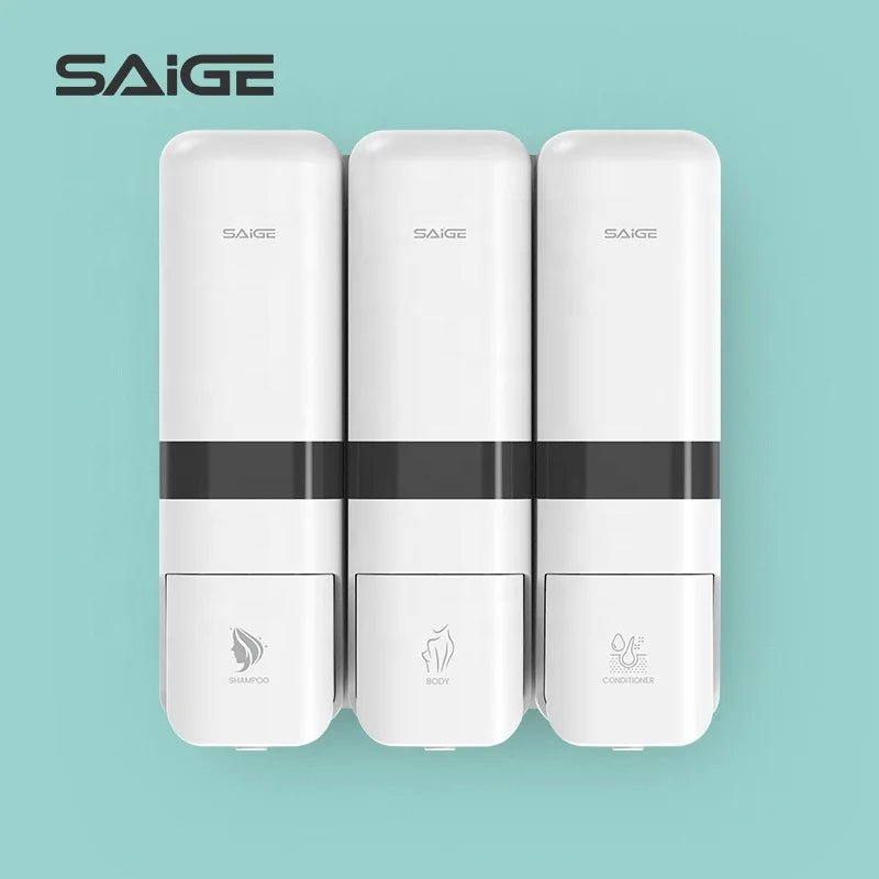 Wholesale Price New Simple Design Waterproof ABS Plastic Wall Mount Refillable Hand Soap Dispenser for Office