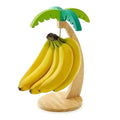 Banana Hanger Bamboo Holder Stand Tree with Stainless Steel Hook for Kitchen Countertop Fruit Storage