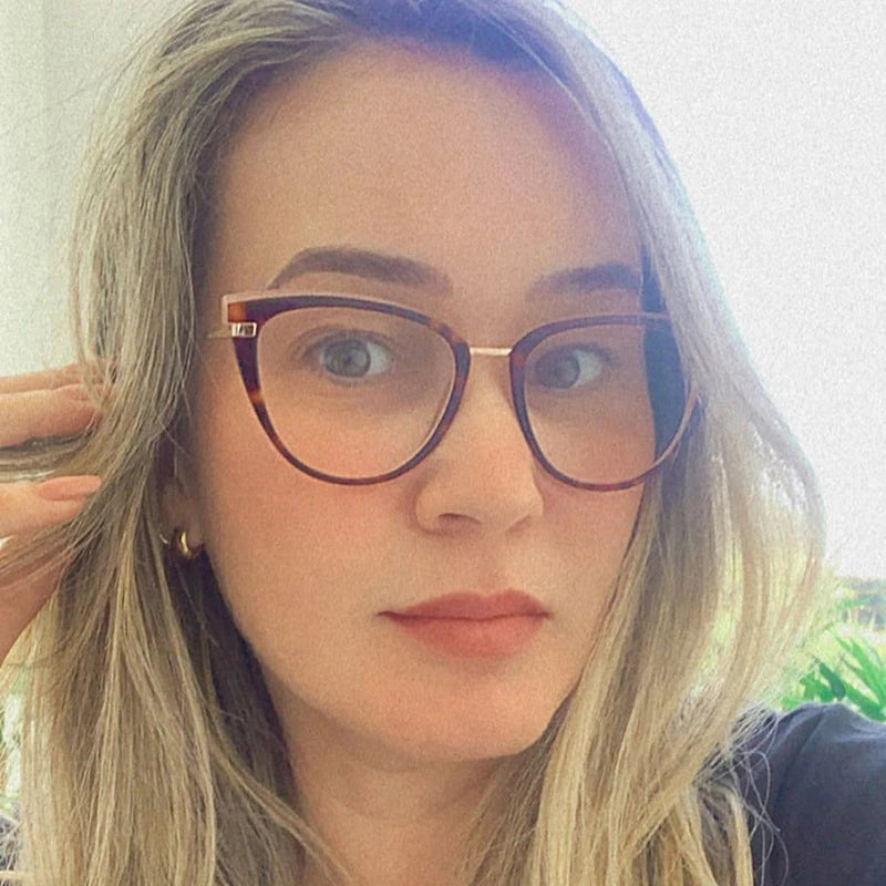 2025 Cat Eye Glasses Frames Women Fashion Myopia Spectacles Frame Clear Lens Glasses Men Vintage Optical Eyewear