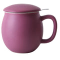 350ml Porcelain Infuser Tea Mug Set with Strainer & Cover for Hot Tea and Coffee