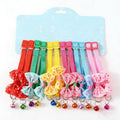 Wholesale Cat Dog Nylon Collar Supplies Cute Small Dog Cat Bowtie Collar With Bells