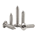 Stainless Steel SS304 Metric Screws for Plastic Pan Head Head Phillips Point Tail Tapping Screws IP68 Waterproof CE Certified