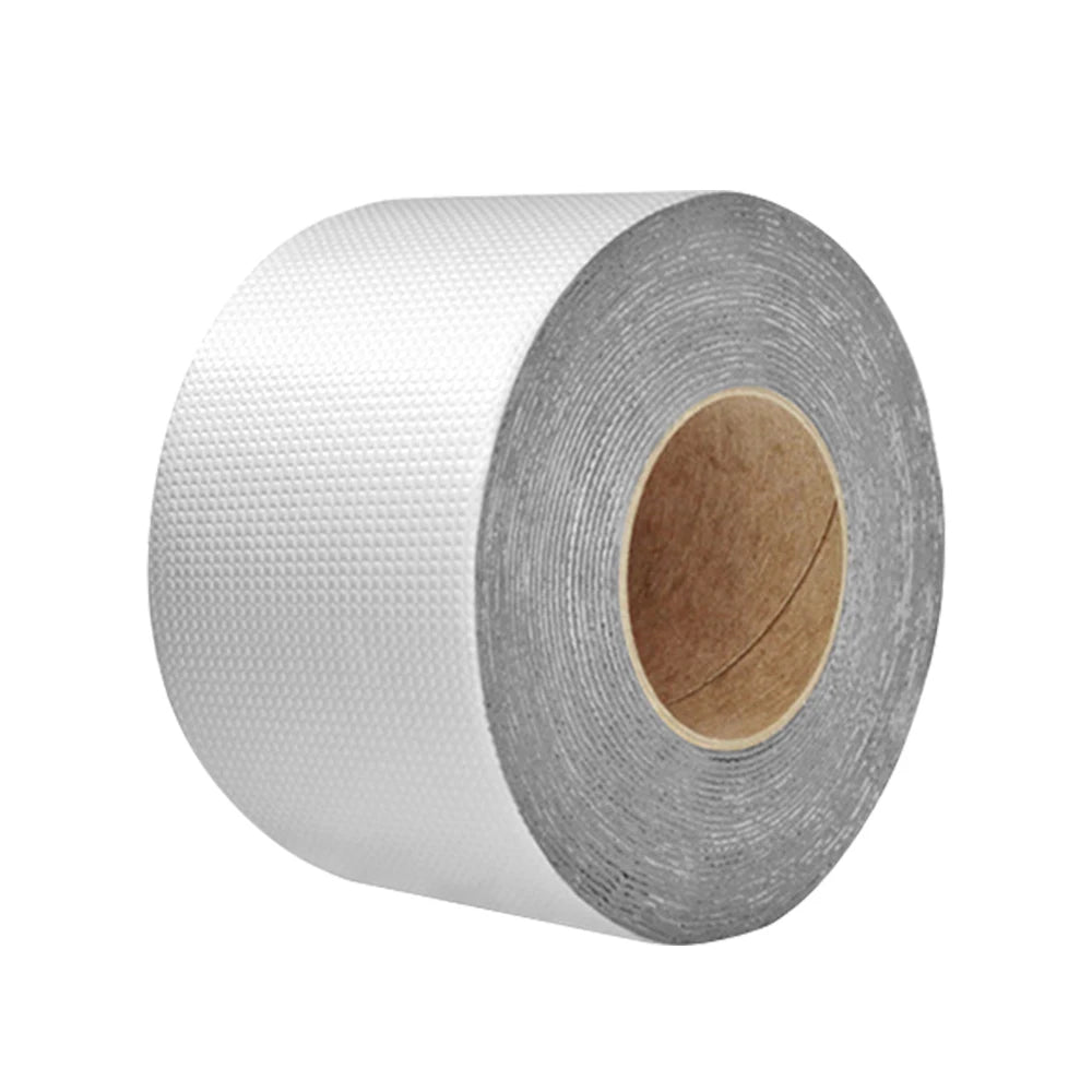 Hot Sale 5m 1mm Thick 50mm Wide Single Sided Pressure Sensitive Aluminum Foil Butyl Rubber Tape Heat-Resistant Waterproof for MegaBDM