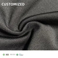 Sustainable Stretch Breathable Knit Bamboo Recycled Polyester Spandex Ponte De Roma Fabric for Apparel Garment