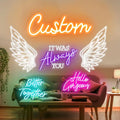 Winbo Dropshipping Custom Led Light Neon Sign Room Home Party Supplies Decoration Free Design Thunder LED Neon Sign Custom logo