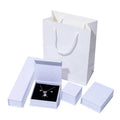Wholesale Custom Simple Style Rectangle Cardboard Jewelry Boxes for Small Businesses with Square Patterned Pendants