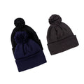 Autumn and Winter Plush Knitted Hat Custom logo Pattern Beanie Hat Wholesale Soft Winter Warm Knitted Beanie Hat