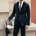 Autumn and Winter Luxury Suits for Men Retro Business Suit for Mens Suits 2 Piece Slim Fit