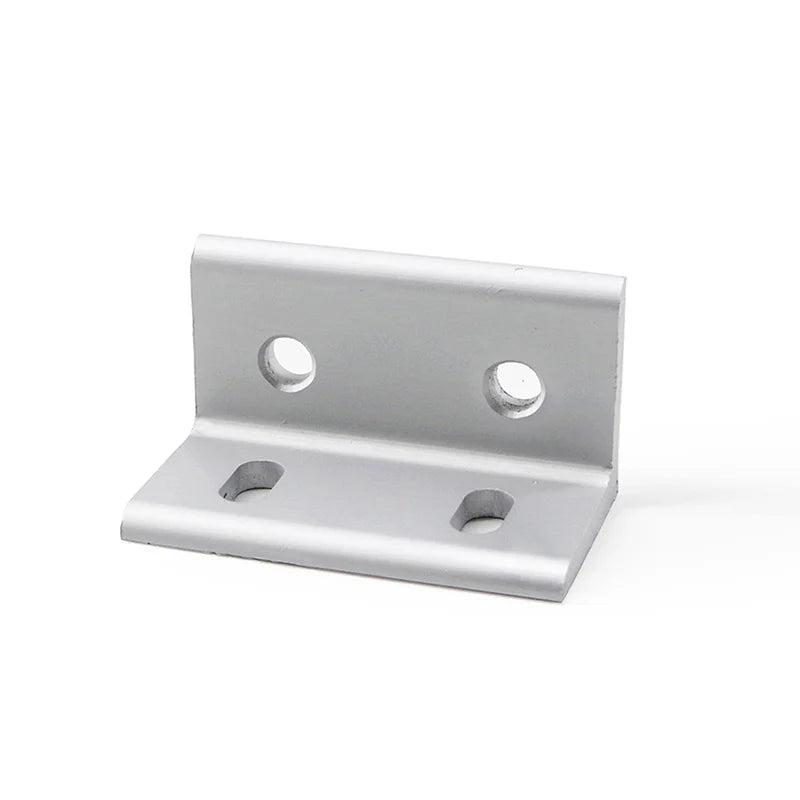 4 Hole 2525 Slotted Inside Corner Bracket CNC Metal Shelf Bracket for Aluminium Profile 3030 4040 6060