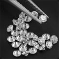 SICGEM Wholesale Loose Round Brilliant Cut Moissanite Stones 0.7mm-2.9mm with Color Play & Fire Optical Effects