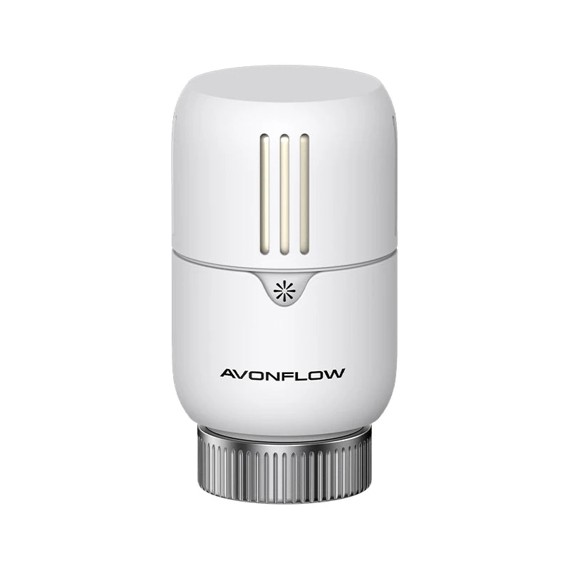 Avonflow Factory Low Cost Chrome Grey  M30*1.5 Heating Radiator Thermostat Head Thermostatic Radiator Valve TRV Head