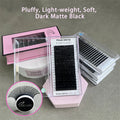 ESSI LASH  0.03 0.05mm Volume Easy Fanning Lash Trays Pesta As Cashmere Faux Mink Dark Matte Black Eyelash Extensions