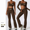 Wholesale Fitness Yoga Active Wear Set Women Gym  Quick Dry Gym Fitness Sets Women 2 Piece Workout Set