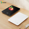 Unique New Arrival 5kg Electronic Glass Digital Kitchen Scale with LED Display Factory Supply APP Connectivity