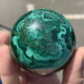 Wholesale Natural Polished Malachite Quartz Crystal Ball Malachite Sphere for Decoration