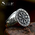 SS8-1010R Steel Soldier Fashion Jewelry Stainless Steel 316L Viking Triangle Rings for Men Classic Ring Punk Ring