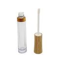 Biodegradable Bamboo Lipstick Tube Eco Friendly Wooden Lip Balm Packing Container Bamboo-made Lipgloss Tubes for DIY Lippie
