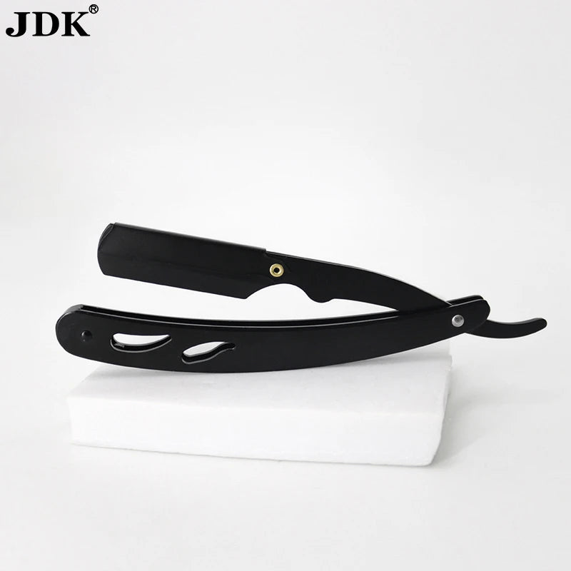 Premium Stainless Steel Manual Razors Straight Edge Barber Razor Beard Shavette With Customized logo