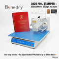 Automatic Digital Flatbed Hot Foil Stamping Machine 3025 Desktop for Leather Paper PVC Card Business Card