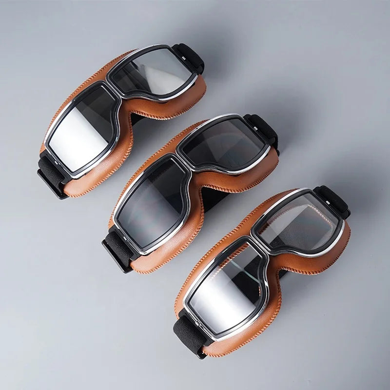 Motorcycle Racepro Goggles Vintage Anti Fog Glasses Dustproof Off-Road Motorbike Eyewear Glasses