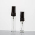Empty Mini clear Glass Small Travel Sample Perfume Atomizer Tester 5 ml Perfume Tester Glass Bottle Vials With Spray Pump