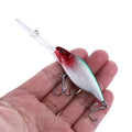 11CM-9.2G-6# Hard Metal Treble Hook Lure Bait Long Tongue Minnow Artificial Hard Bait for Fishing