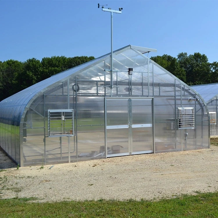 8x30m Used Tomato Tunnel Greenhouse Frames Irrigation Garden  Plastic Film Solar Single-span Tunnel Greenhouses