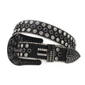 High Quality Y2K Luxury Designer Men's Ladies Pants Rhinestone Diamond Alloy Streetwear Fashionable Renaissance PU Plastic Belts