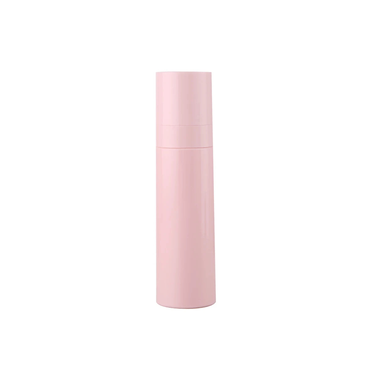 60ml 80ml 100ml Cute PET Matte Black Screw Cap Cylinder Diy Cosmetic Makeup Spray Fine Mist Toner Liquid Bottle