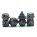 Hot Sale Professional Lower Price Pastel Round Edge Metal 7pcs Dice Set DND RPG Board Game