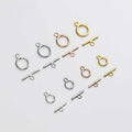 Basic Style 925 Silver OT Toggle Clasp for Jewelry Making DIY 925 Silver Jewelry Finding and Component