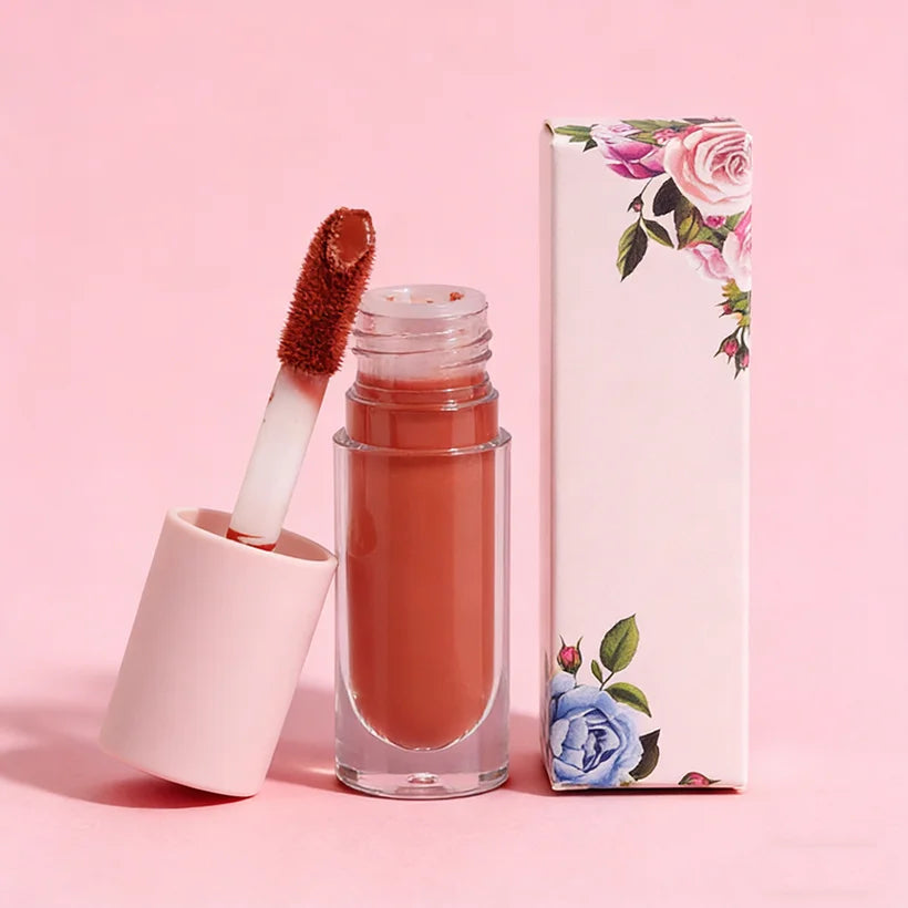 Wholesale High Quality Matte Nude Liquid Lipstick Private Label Lip Gloss Waterproof Vegan Cosmetics