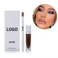 Popular Lip Set Matte Creamy Lip Liner White Packaging Lip Kit with Private Label
