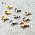 18k Real Gold Jewelry Diy Jewelry 18k Solid Gold Lobster Clasp Hooks Closure Different Size Available