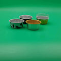 Colored Pudding Cup Round  Bowl Food Grade Cheese Box  Cupcake Catering Pan Small Foil Tray Small Aluminium