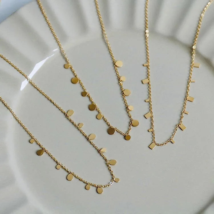 New Fashion Wear Titanium Steel Necklace Female Minority Design Sense Clavicle Chain