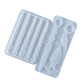 2 Types Knife&Darts Shape Silicone Epoxy Resin Casting Molds for Making Keychains Ring Door Opener Silicone Key Chain Molds