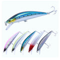 151mm 60g Fishing Lures Kit Minnow Lures 3D Minnow Fishing Topwater Baits for Bass Trout Saltwater Freshwater