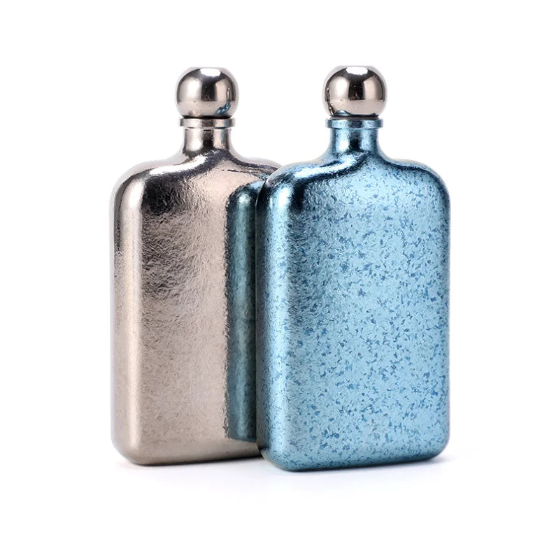 Hot Sale Customizable Titanium Whiskey Flasks and Bottles