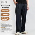 BRLOOTE Casual Pants Men's Pants & Trousers Essential Pants Mens Dress Pants Wide Leg Pants Men Custom Pants Work Pants for Men
