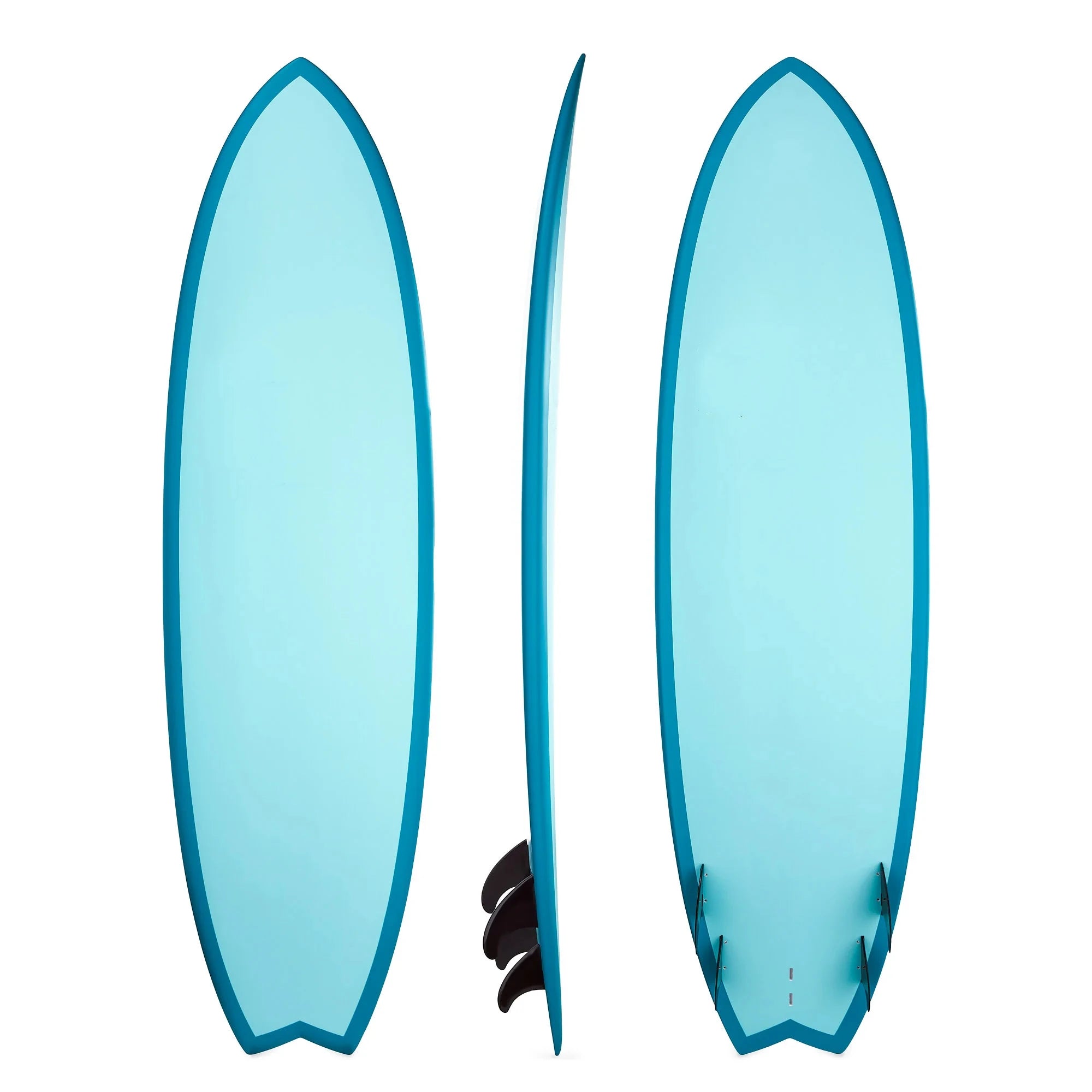 High Perferomance Different Fisj Tail Surfboard EPS Core Long Board Water Sports With Surfboard Fin