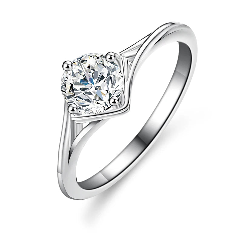 Women's 925 Sterling Silver Wedding & Engagement Rings Fine Jewelry Fashion Gem with Competitive Moissanite Prices