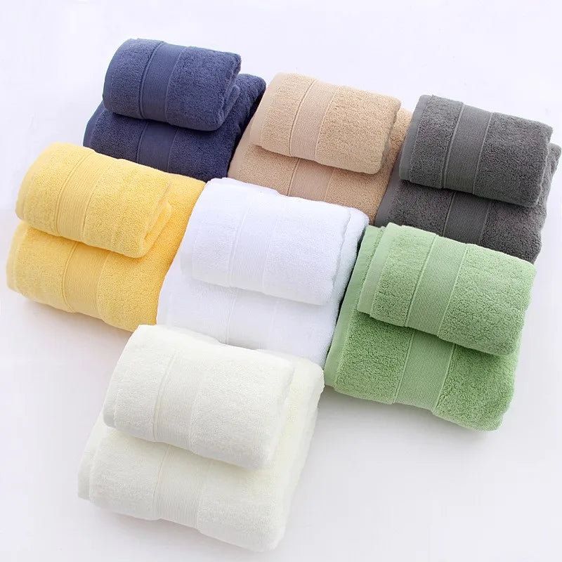 Thick 650gsm Combed Cotton Multi Color Thick and Large Bath Towel